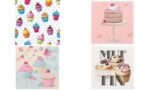 PAPSTAR motiefservetten ´Cupcakes´, 330 x 330 mm, 20 stuks