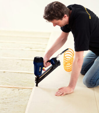 Rapid pneumatische tacker PRO PB161, blauw, in koffer