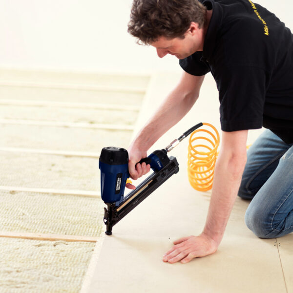 Rapid pneumatische tacker PRO PB161, blauw, in koffer