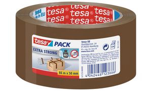 tesa Extra sterk verpakkingstape, 50 mm x 60 m, bruin