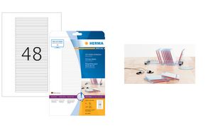 HERMA SPECIAL CD-Cover-etiketten, 114,3 x 5,5 mm, 25 vel A4, permanent, wit HERMA SPECIAL CD-Cover-etiketten, 114,3 x 5,5 mm, 25 vel A4, permanent, wit