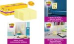 Post-it Haftnotizen super sticky geel, 76 x 76 mm, 24 blokken in dispenserdoos