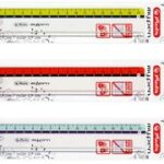 Plastic plakrivlakke liniaal, 170 mm