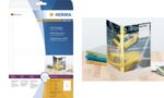 HERMA DVD-inlegkaart, voor DVD-dozen, 183,0 x 273,0 mm, 25 vel A4, wit