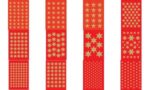 Gouden ster-stickersetjes, 10 mm