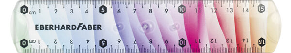 EBERHARD FABER platte liniaal Rainbow, 150 mm