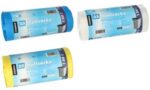 PAPSTAR afvalzakken HDPE, 120 liter, blauw