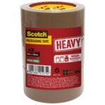 3M Scotch Verpakkingstape HEAVY, 50 mm x 66 m, bruin