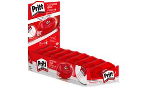 Pritt lijmroller Compact, 8,4 mm x 10 m, permanent, 8 stuks in display Pritt lijmroller Compact, 8,4 mm x 10 m, permanent, 8 stuks in display