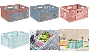 Multivak opvouwbare kuip 'lea', 32 liter, rood-grijs