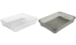 keeeper Stapelmandje 'mirko', A4-formaat, kristalgrijs