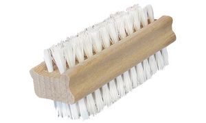 Peggy Perfect nagelborstel, hout, kunstvezelborstel