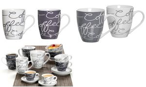 Ritzenhoff & Breker Jumbo-koffiekopje CORNELLO GREY, 600 ml