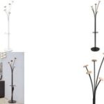 ALBA kapstok FESTIVAL, hoogte: 1870 mm, wit/hout