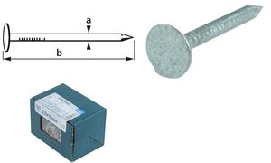 suki. asfaltnagels 2,5 x 25 mm, 400 g, verzinkt