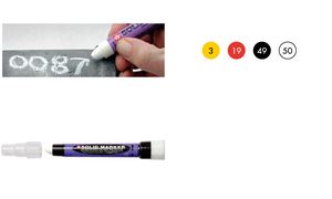 Sakura industriemarker SOLID MARKER SLIM, rood