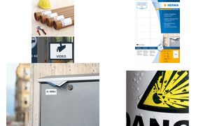 HERMA Outdoor folie-etiketten SPECIAL, 63,5 x 33,9 mm, 40 vel A4, permanent, wit, mat