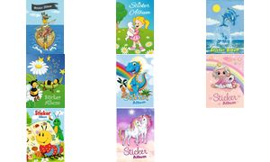 Stickeralbum 'Dinosauriërs', formaat A5