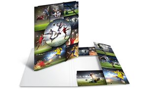 HERMA hoekspanmap ´Voetbal´, karton, DIN A4