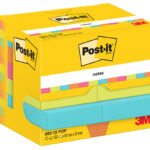 Post-it zelfklevende notitieblokjes 38 x 51 mm, Poptimistic kleuren