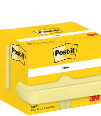 Post-it Zelfklevende notitieblokjes 51 x 38 mm, geel