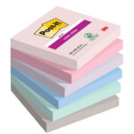 Post-it Haftnotizen super sticky notes, 76 x 76 mm, Soulful collectie