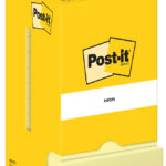 Post-it zelfklevende notitieblokjes 76 x 76 mm, geel