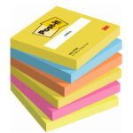 Post-it Zelfklevende memoblaadjes, 76 x 76 mm, Energetic Collection