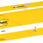 Post-it Zelfklevende notitieblokjes 76 x 76 mm, geel, 12+12 GRATIS