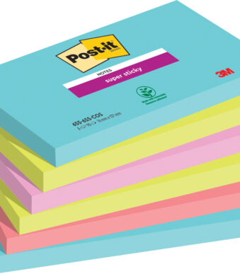 Post-it Zelfklevende notitieblokken super sticky, 127 x 76 mm, Cosmic