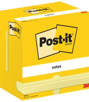 Post-it Zelfklevende notitieblokjes geel 127 x 76 mm