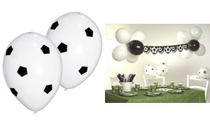 PAPSTAR luchtballonnen 'Soccer', zwart/wit PAPSTAR luchtballonnen 'Soccer', zwart/wit