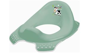 Kinderwcbril 'grappige boerderij', groen