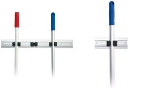 franz mensch bezemhouder ENKEL, aluminium-rail