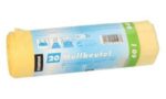 STARPAK afvalemmerzak HDPE, met trekband, 60 liter, geel