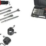 BRÜDER MANNESMANN pneumatische beitelhamer met 5 beitels