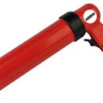 BRÜDER MANNESMANN persluchtspuit voor cartridges, rood/zwart