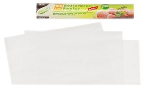 Bakpapier voor sandwiches, wit, 250 x 300 mm