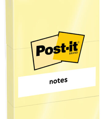 Post-it Zelfklevende notitieblokjes 38 x 51 mm geel, 3 stuks
