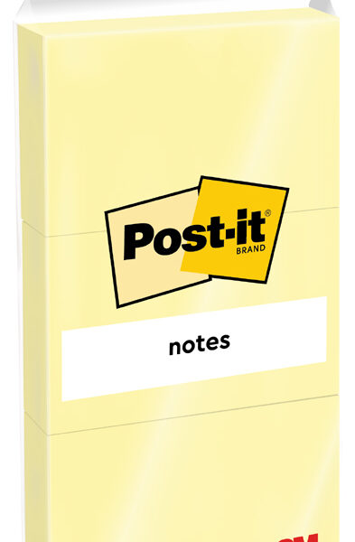 Post-it Zelfklevende notitieblokjes 38 x 51 mm geel, 3 stuks