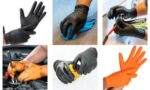 HYGOSTAR Nitril handschoen 'POWER GRIP', XL, zwart, poedervrij