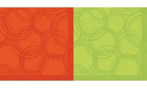 PAPSTAR motiefservetten ´ROYAL Collection Bubbles´, 400 x 400 mm, oranje, 50 stuks