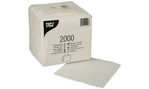 PAPSTAR papieren onderzetter, 170 x 170 mm, wit PAPSTAR papieren onderzetter, 170 x 170 mm, wit