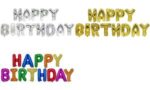 PAPSTAR set folieluchtballonnen 'Happy Birthday'