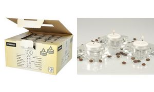 PAPSTAR theelichtjes, diameter: 38 mm, wit PAPSTAR theelichtjes, diameter: 38 mm, wit