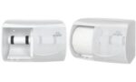 Fripa toiletpapier-dispenser voor 2 rollen, kunststof, wit
