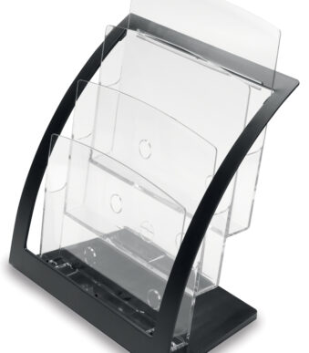 Deflecto folderhouder Contemporary A4 zwart