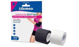 Lifemed stabiliserende sporttape, 38 mm x 3,0 m