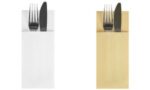 Servettenzakje met 1/8-vouw, wit, 100 stuks