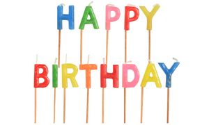 PAPSTAR taartkaarsen-set ´Happy Birthday´, 13-delig PAPSTAR taartkaarsen-set ´Happy Birthday´, 13-delig
